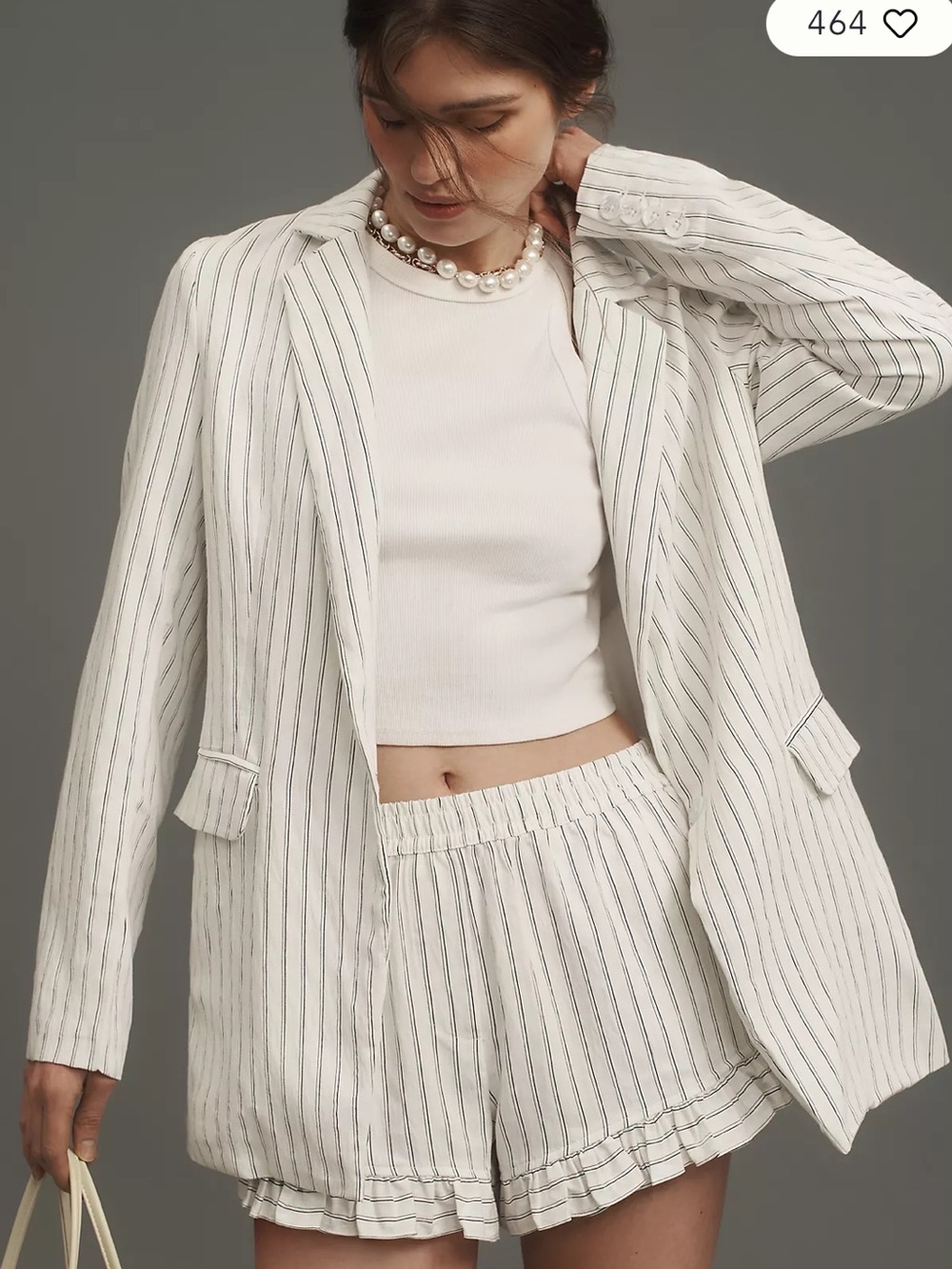 The Tessie Blazer by Maeve: Striped Edition medium